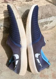 Navy Blue Slip-On Casual Shoes