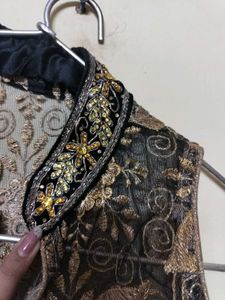 Party Wear Gown With Jacket