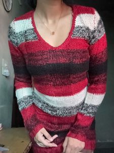 Cozy Striped Knit Sweater