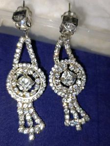 Sparkling Crystal Dangle Earrings