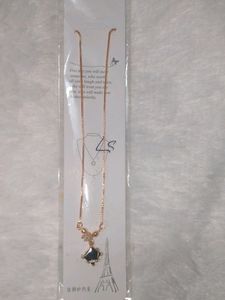 Black Pendant With Chain