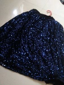 Sparkling Sequin Ethnic Skirt