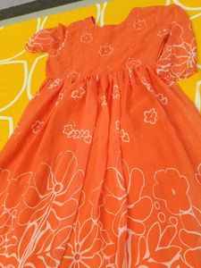 beautiful orange suit set