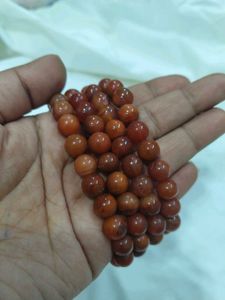 Natural Carnelian Stone Beaded Bracelet