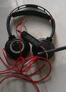 poly  Headphones  with mic