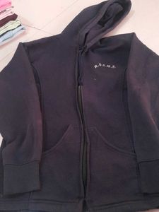 like New  Dark Navy Zip-Up  जैकेट
