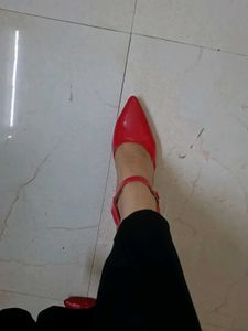 Red Pointed-Toe Heels