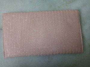 Elegant Pink Glitter Clutch Bag