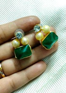 kundan &amp; pearl necklace set