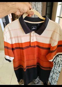 Parx Striped Polo T-shirt