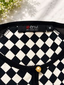 Black &amp; White Kurta with palazzo