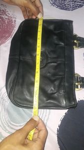 pure leather handbag