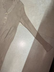 Ribbed Knit Midi Dress