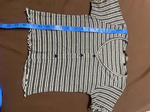 Striped crop Top