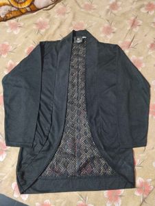 Black Laced Cardigan