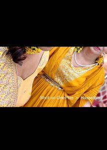 Yellow Embellished Ethnic Gown