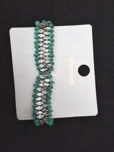 Stylish Green Beaded Bracelet Antitarnish