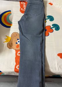 Grey High Waist Skinny Fit Jeans