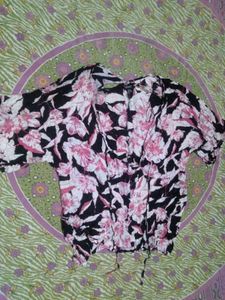 Bohemian Floral Print Top