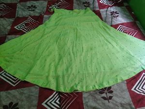 high-low lehenga frock