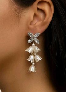 ISHTAARA Gold-Plated Stainless Steel Earrings