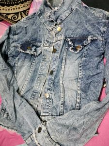Distressed Denim Jacket