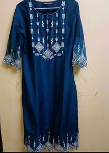Full Embroidery Kurta Set With Dupatta