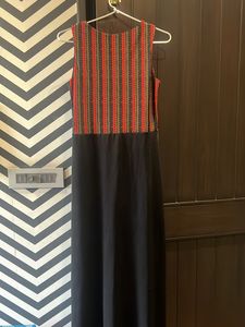 AND Full Length Dress With Slit Size Medium