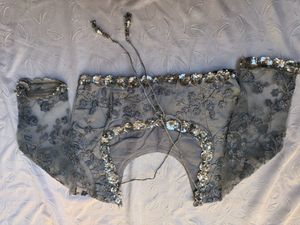 Elegant Grey Embroidered Lehenga Choli Set
