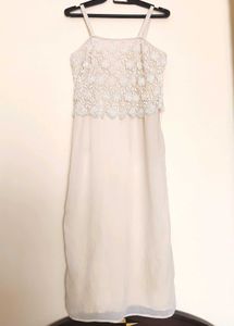 Elegant Lace Overlay Dress