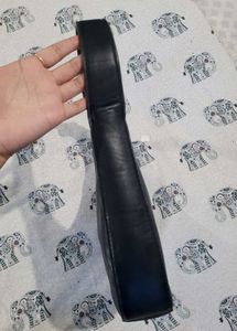 MANGO Classic Black Hobo Shoulder Bag