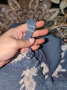 Floral Blue Sundress Jumpsuit