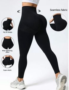 Black High Waisted Seamless Leggings