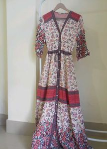 Boho Floral Maxi Dress