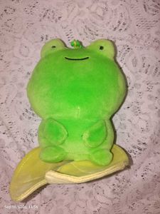 Cute Frog Plush Keychain