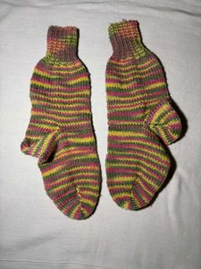 🆕 Hand-knitted Kullu Wool Socks(2 Pairs)