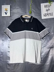 Men's Color Block Polo Shirt