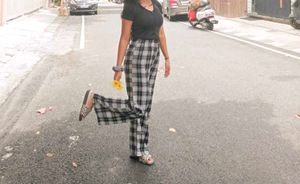 Checkered Palazzos - Comfy &amp; Stylish