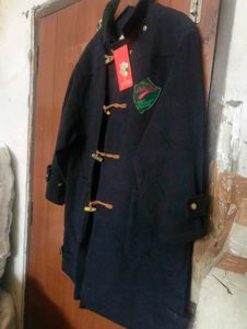 Navy Blue Duffle Coat (Size-XL)