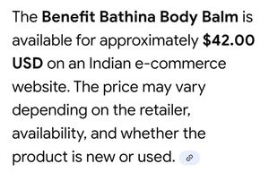 Imported Body Balm