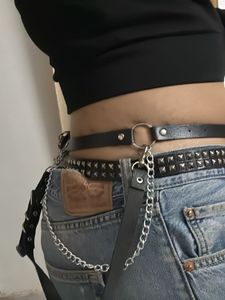 Gothic Harness belt with Chains