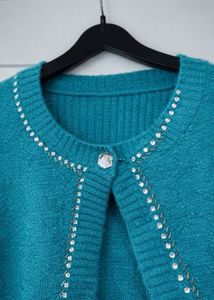 Teal Embellished Bolero Cardigan🎀🌸