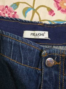 Feeakins Distressed Blue Denim Jeans