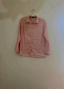 Chic Pink Button-Up Shirt