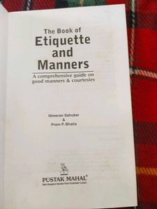 The Book of Etiquette and Manners