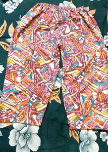 5XL Colorful Patterned Pajama Set