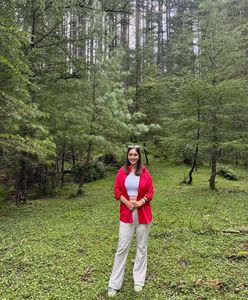 Sassafras Red Oversized Cotton Shirt