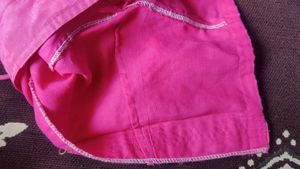Pink Embellished Saree Blouse