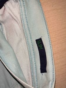 Light Blue Skinny Fit Pants