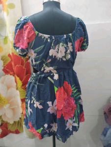 Floral Print Mini Dress